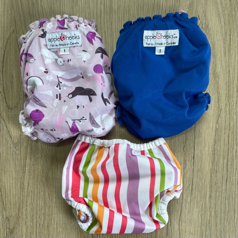 Apple Cheeks Diaper Covers & Thirsties wipable Cover
